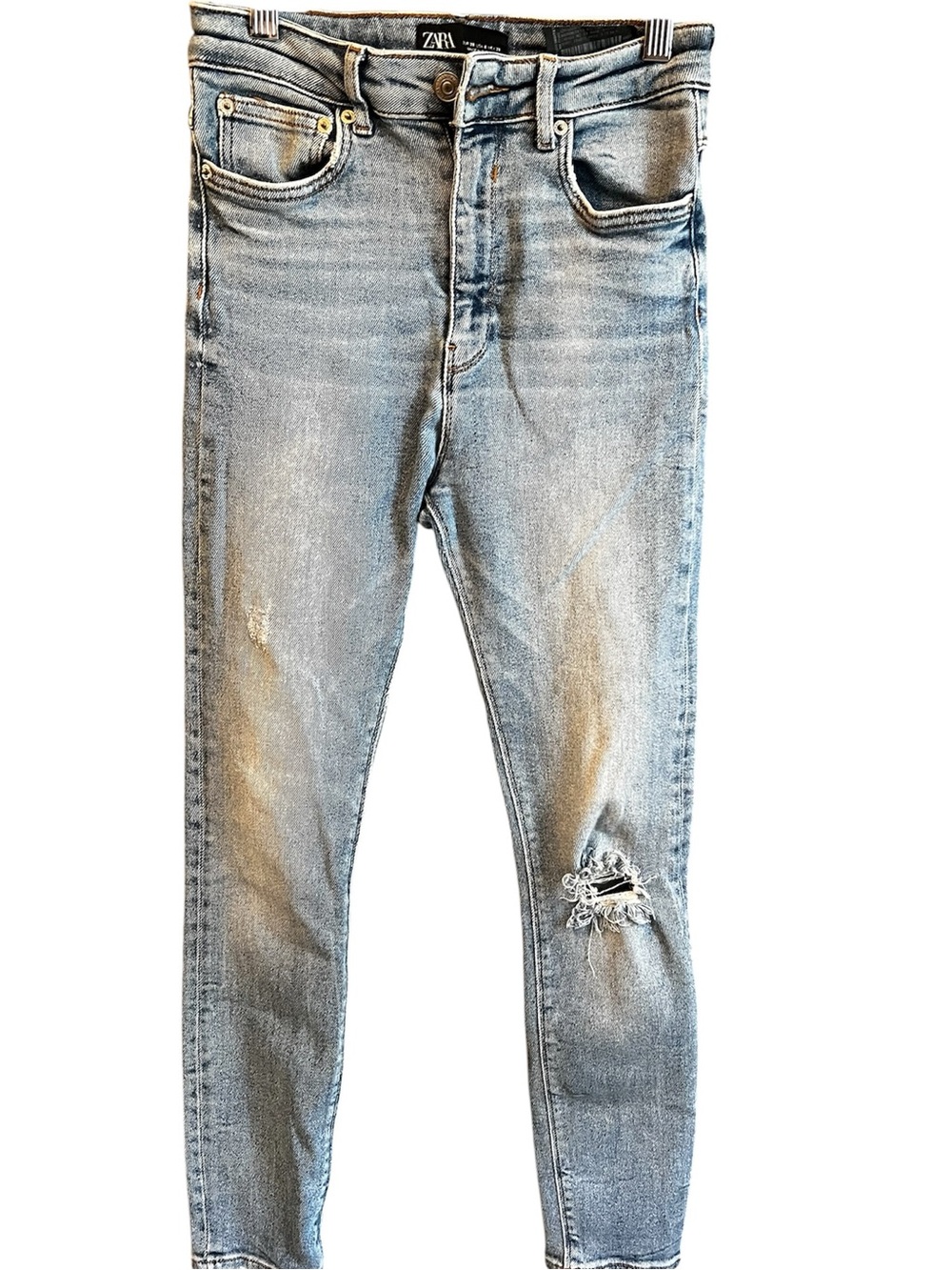 ZARA Distressed Slim Jeans